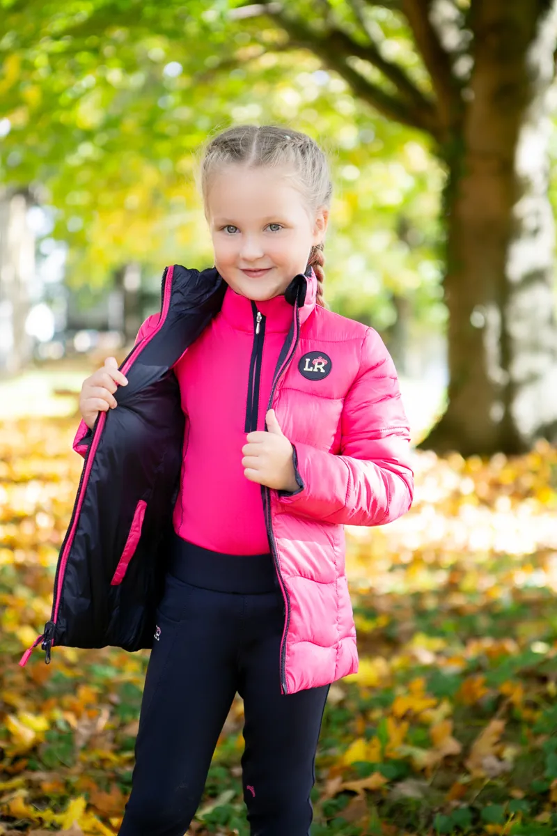 Analise Reversible Padded Jacket by Little Rider - Navy/Pink-3